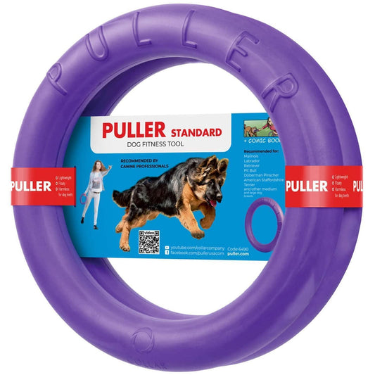 Puller Play Rings for Large Dogs - Fetch & Tug Toy